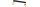 Deckenspot schwenkbar Metall Schwarz Gold GU10 L:40 cm Leuchte