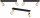 Deckenspot schwenkbar Metall Schwarz Gold GU10 L:40 cm Leuchte