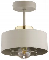 Deckenlampe Beige Gold Metall E27 B:20 cm Modern