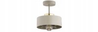 Deckenlampe Beige Gold Metall E27 B:20 cm Modern