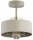 Deckenlampe Beige Gold Metall E27 B:20 cm Modern Leuchte