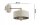 Wandleuchte Metall Beige Gold E27 L:20 cm Modern Leuchte