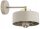 Wandleuchte Metall Beige Gold E27 L:20 cm Modern
