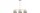 Pendelleuchte 3-flammig Beige Gold Metall E27 L:70 cm Leuchte