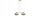 Pendelleuchte 2-flammig Beige Gold E27 L:50 cm Metall Leuchte