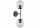 Wandlampe Up Down 2-flammig Glas Schwarz E27 H:40 cm Leuchte