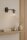Wandlampe Glasschirm Metall Schwarz E27 B:15 cm Retro Leuchte
