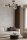 Deckenleuchte 6-flammig Metall Glas E27 L:80 cm Retro Leuchte