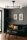 Deckenleuchte Metall Glas Schwarz 2-flammig E27 L:70 cm Leuchte