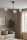 Deckenleuchte 3-flammig Glas Metall Schwarz E27 L:80 cm Leuchte