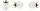 Wandleuchte Retro Glas Schirm Metall Gold E27 L:15 cm Leuchte