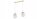 Pendelleuchte 2-flammig Glas Metall Gold E27 40 cm Leuchte