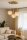 Pendelleuchte 3-flammig Gold Metall Glas E27 B:30 cm Leuchte