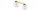 Deckenlampe 2-flammig Glas Metall Gold E27 40 cm Retro Leuchte