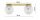 Deckenlampe 2-flammig Glas Metall Gold E27 40 cm Retro Leuchte