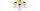 Deckenlampe Glas Metall Gold E27 Ø30 cm 3-flammig Retro Leuchte