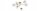 Deckenleuchte 6-flammig Gold Metall Glas E27 B:70 cm
