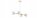 Pendelleuchte 4-flammig Glas Metall Gold E27 L:15 cm Leuchte