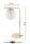 Tischleuchte Retro Metall Glas Metall Gold E27 38 cm Leuchte