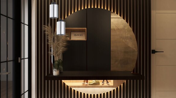 Pendelleuchte 2-flammig Metall Schwarz Silber E27 40 cm Leuchte