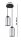 Pendelleuchte 2-flammig Silber Metall E27 L:12 cm rund Leuchte