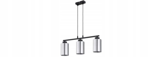 Hängelampe 3-flammig Silber Metall E27 L:10 cm Modern Leuchte