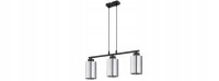 Hängelampe 3-flammig Silber Metall E27 L:10 cm Modern