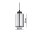 Pendelleuchte 6-flammig Silber E27 L:60 cm Modern