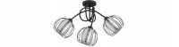 Deckenleuchte 3-flammig Metall Glas E27 B:50 cm Modern