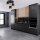 Deckenleuchte 3-flammig Schwarz Gold E27 B:30 cm Metall Leuchte