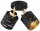 Deckenspot verstellbar Metall Schwarz Gold E27 L:15 cm Leuchte