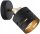 Wandleuchte flexibel Schwarz Gold E27 T:15 cm Metall Leuchte