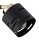 Wandleuchte flexibel Schwarz Gold E27 T:15 cm Metall Leuchte
