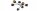 Deckenlampe 6-flammig Schwarz Gold E27 B:70 cm Modern Leuchte