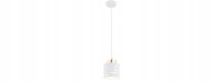 Pendelleuchte Weiß Gold E27 B:10 cm Modern dekorativ