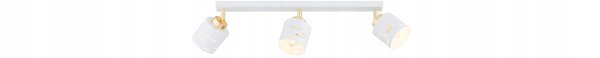 Deckenspot verstellbar Weiß Gold E27 L:60 cm Modern Leuchte
