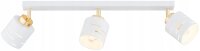 Deckenspot verstellbar Wei&szlig; Gold E27 L:60 cm Modern