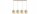 Pendelleuchte 4-flammig Metall Beige Gold E27 L:60 cm