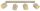 Deckenspot verstellbar Beige Gold E27 L:60 cm Modern Leuchte