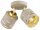 Deckenspot schwenkbar 2-flammig E27 L:32 cm Beige Gold Leuchte