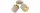 Deckenspot schwenkbar 2-flammig E27 L:32 cm Beige Gold Leuchte
