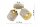 Deckenspot schwenkbar 2-flammig E27 L:32 cm Beige Gold Leuchte