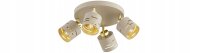 Deckenspot schwenkbar Beige Gold E27 B:30 cm dekorativ