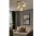 Deckenleuchte 3-flammig Beige Gold E27 Ø30 cm Modern Leuchte