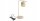Tischleuchte Ecru Gold Metall E27 H:38 cm klein Modern Leuchte