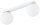 Deckenlampe Glas Weiß Gold 2-flammig E27 L:40 cm Modern Leuchte