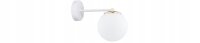 Wandlampe blendarm Glas Weiß Gold E27 T:20 cm Modern