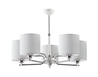 Deckenlampe Grau Chrom Wei&szlig; &Oslash;72cm 5x E27...