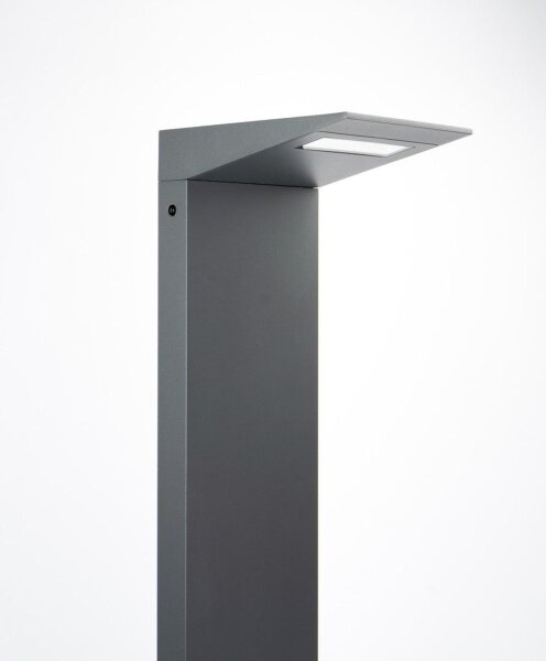 LED Wegeleuchte Aluminium IP65 65 cm 4000 K Schwarz