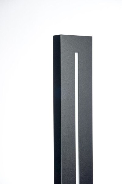 LED Wandlampe Außen Alu Schwarz IP65 4000 K H:81 cm